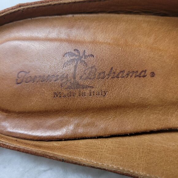 Tommy Bahama Women's Size 7 Mule Shoes Point Toe Brown Leather Suede - Picture 9 of 11